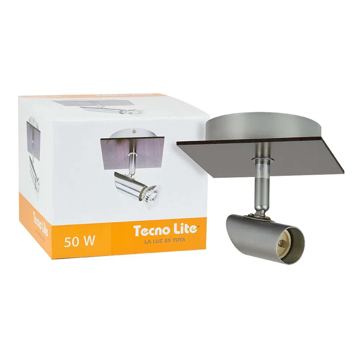 LÁMPARA DE INTERIOR TECNOLITE CAMPI SPOT PARA SOBREPONER BASE GU10 DIRIGIBLE ***TECNOLITE HAE***