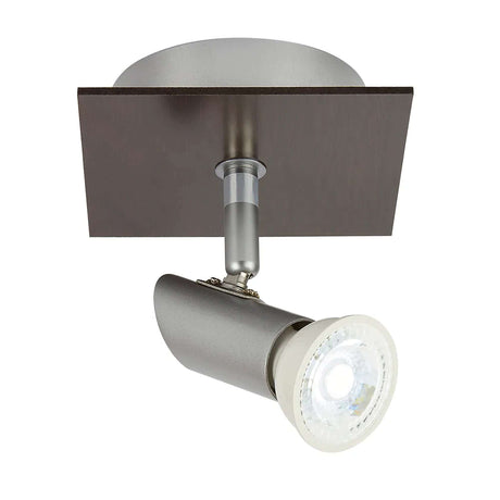LÁMPARA DE INTERIOR TECNOLITE CAMPI SPOT PARA SOBREPONER BASE GU10 DIRIGIBLE ***TECNOLITE HAE***