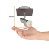 LÁMPARA DE INTERIOR TECNOLITE CAMPI SPOT PARA SOBREPONER BASE GU10 DIRIGIBLE ***TECNOLITE HAE***