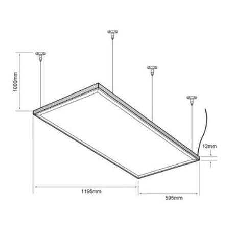 PAN LED EMPOTRAR 60W 100-240V 6500K DOMUS III BCO TECNOLITE ***INCLUYE ACCESORIOS***