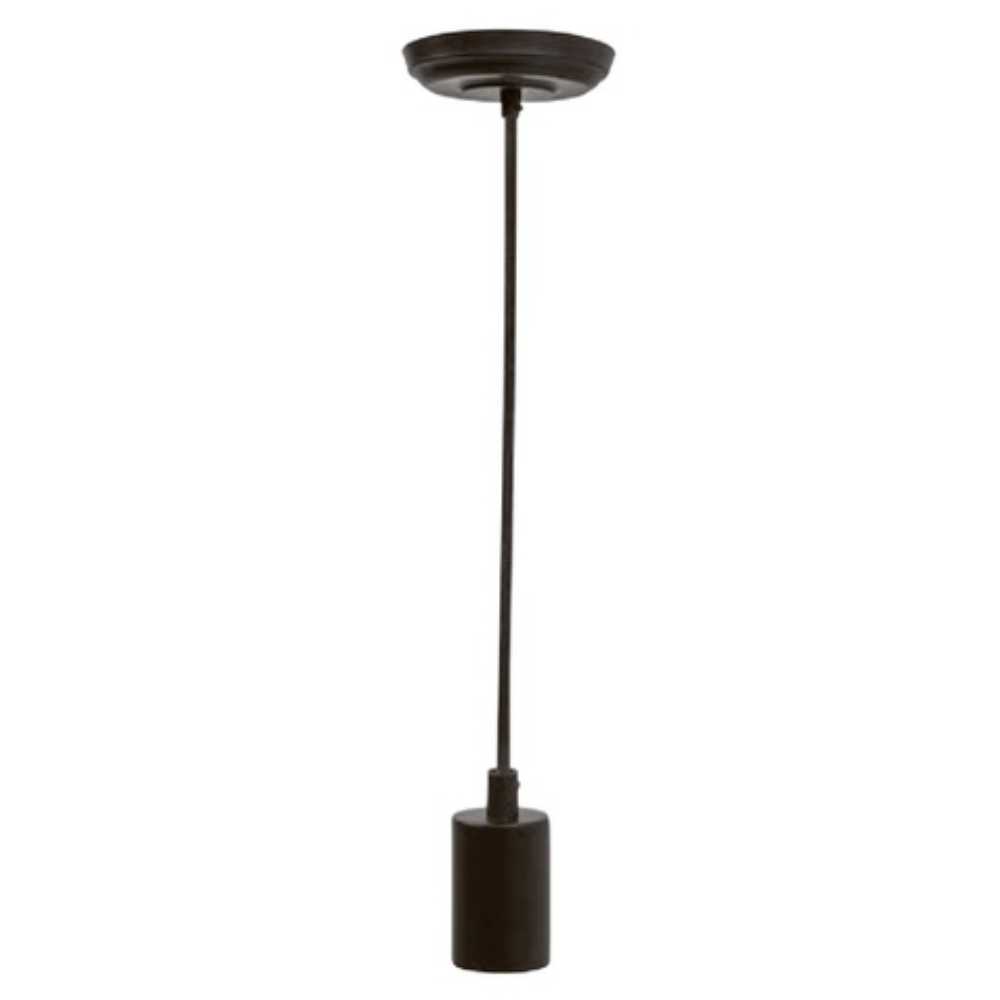 SOCKET COLGANTE VINTAGE DE ALUMINIO COLOR NEGRO DE 8.5 W E27 60SOCK044MVE27N TECNOLITE