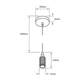 SOCKET BASE 8.5W/100-240V. ALUMINIO HIERRO ANTIGUO 60SOCK110MVE27HA