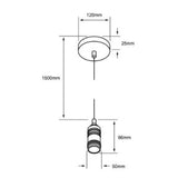 SOCKET BASE 8.5W/100-240V. ALUMINIO HIERRO ANTIGUO 60SOCK111MVE27HA