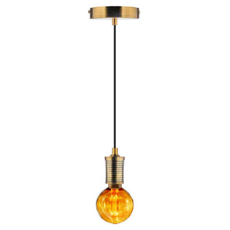 SOCKET BASE 8.5W/100-240V. ALUMINIO ORO