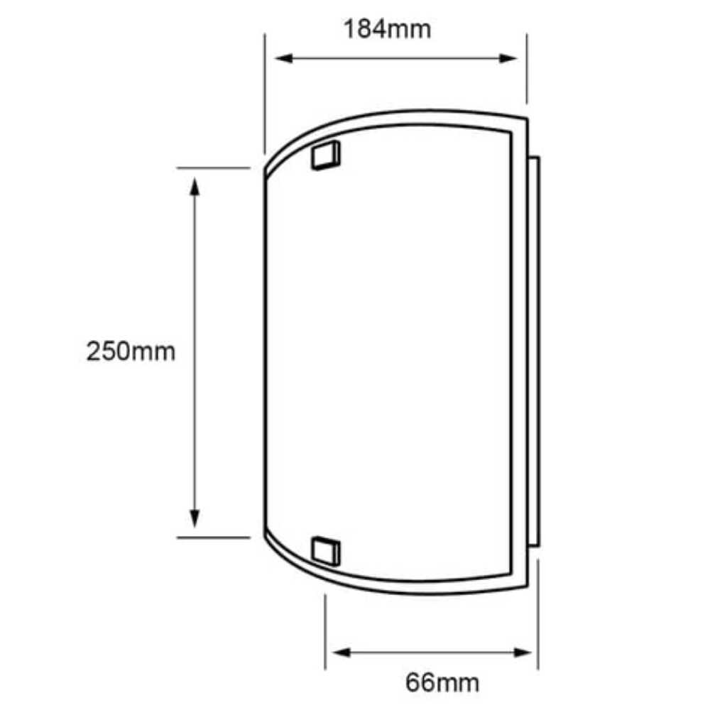 LÁMPARA DE INTERIOR GAUNT TECNOLITE PARA SOBREPONER 8.5W BASE E27