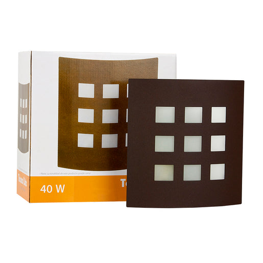 LÁMPARA DE INTERIOR TECNOLITE FORTE PARA SOBREPONER BASE G9 ZINC ***EXHIBIDO***