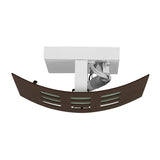 LÁMPARA DE INTERIOR TECNOLITE FORTE PARA SOBREPONER BASE G9 ZINC ***EXHIBIDO***