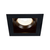 LÁMPARA DE INTERIOR EMPOTRABLE ALICANTE TECNOLITE BASE GX5.3 DIRIGIBLE NEGRO