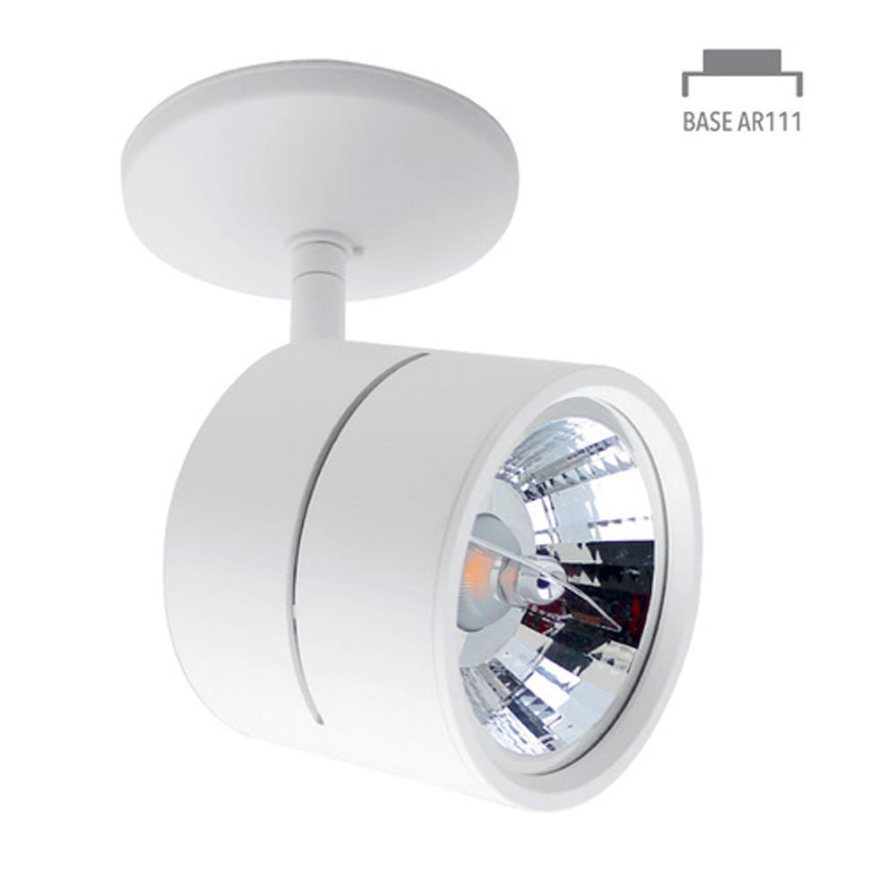 LÁMPARA DE INTERIOR TECNOLITE AVOIR I SPOT PARA SOBREPONER BASE G53 BLANCO