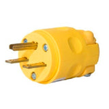 CLAVIJA REDONDA 2P 3H 15A 250V PVC AMARILLA 615PV-000