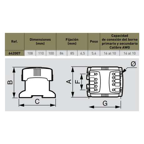TRANSFORMADOR DE CONTROL 250VA.