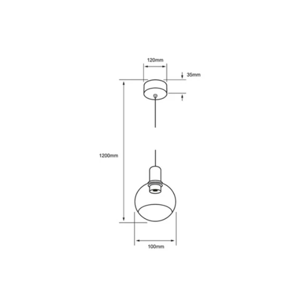 INT LED SUSPENDIDO 6W127V327LM3000K S ALMATEA ***TECNOLITE HAE***