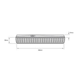 LÁMPARA DE EMERGENCIA LED TECNOLITE MEBSUTA III RECARGABLE 1W LUZ DE DÍA PORTÁTIL LED INTEGRADO