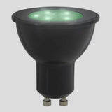 FOCO LED TECNOLITE 6W LUZ DE LUNA COLOR VERDE IP65 BASE GU10