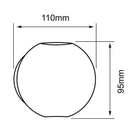 LÁMPARA DE EXTERIOR LED TECNOLITE VERITATE II PARA SOBREPONER 6W LUZ SUAVE CÁLIDA