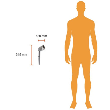 LÁMPARA DE EXTERIOR LED ARCTURUS TECNOLITE ESTACA 6W LUZ SUAVE CÁLIDA*** HAE ***