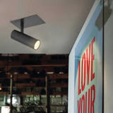 LÁMPARA DE INTERIOR LED TECNOLITE HAN I SPOT PARA SOBREPONER 6W LUZ SUAVE CÁLIDA DIRIGIBLE NEGRO