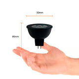 FOCO LED 6W/100-277V. MR-16 1800K LUZ SUAVE CALIDA