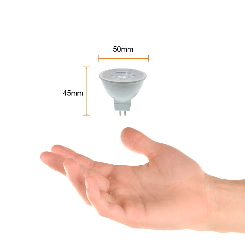 FOCO LED TECNOLITE TIPO MR16 6W LUZ BLANCA NEUTRA BASE GX5.3