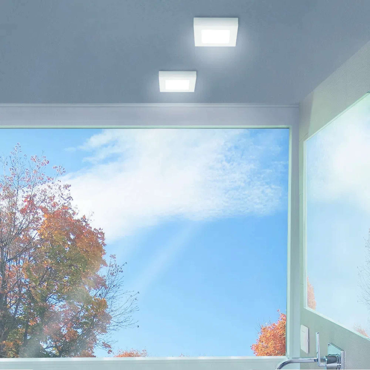 LÁMPARA LED PARA SOBREPONER TECNOLITE ALGEDI I 6W LUZ DE DÍA NO ATENUABLE LED INTEGRADO