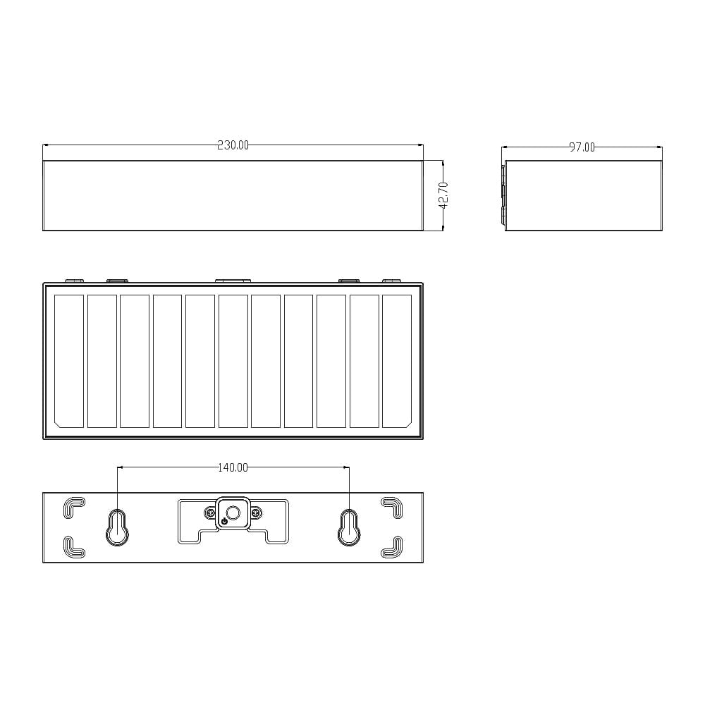 EXT LED 6W3.7V800LM6500K NGO