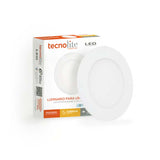 LAMPARA EMPOTRABLE DOWNLIGHT LED 6 W LUZ BLANCA NEUTRA NO ATENUABLE