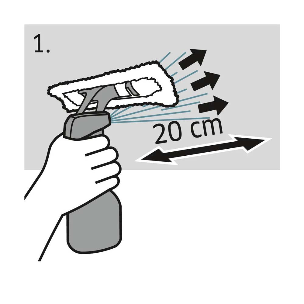 KIT DE 6 DETERGENTES PARA VIDRIOS DE 500ML CADA UNO KARCHER