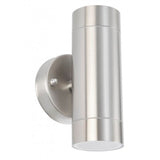 LUMINARIO A MURO CALUX 70W 127V IP54 2XGU10 ACABADO ACERO INOXIDABLE 7031-A