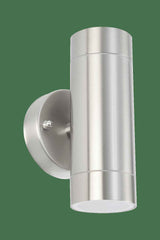 LUMINARIO A MURO CALUX 70W 127V IP54 2XGU10 ACABADO ACERO INOXIDABLE 7031-A