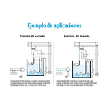 BOYA PARA AGUAS NEGRAS CONTACTO CONMUTADO C/CABLES 10 METROS H05 RN F 72.B1.1000.10.01