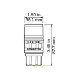 CONECTOR 1/2 VTA WETGUARD P/CLAVIJA P/TABLERO 15A250V 2P3H LEVITON
