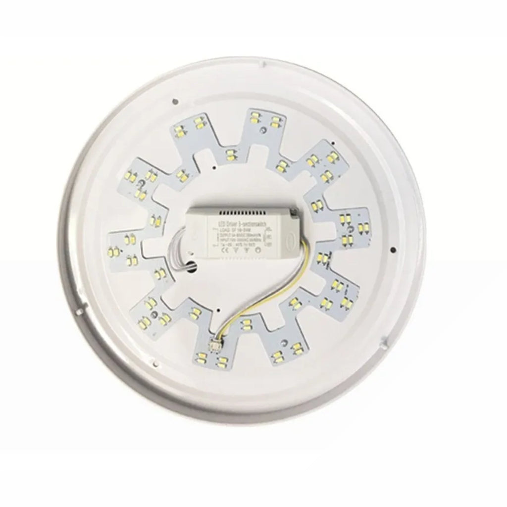 PLAFON DE SOBREPONER 18W 3 TONOS 25000HRS MCA SOLARIS *** HA. LUMI ***