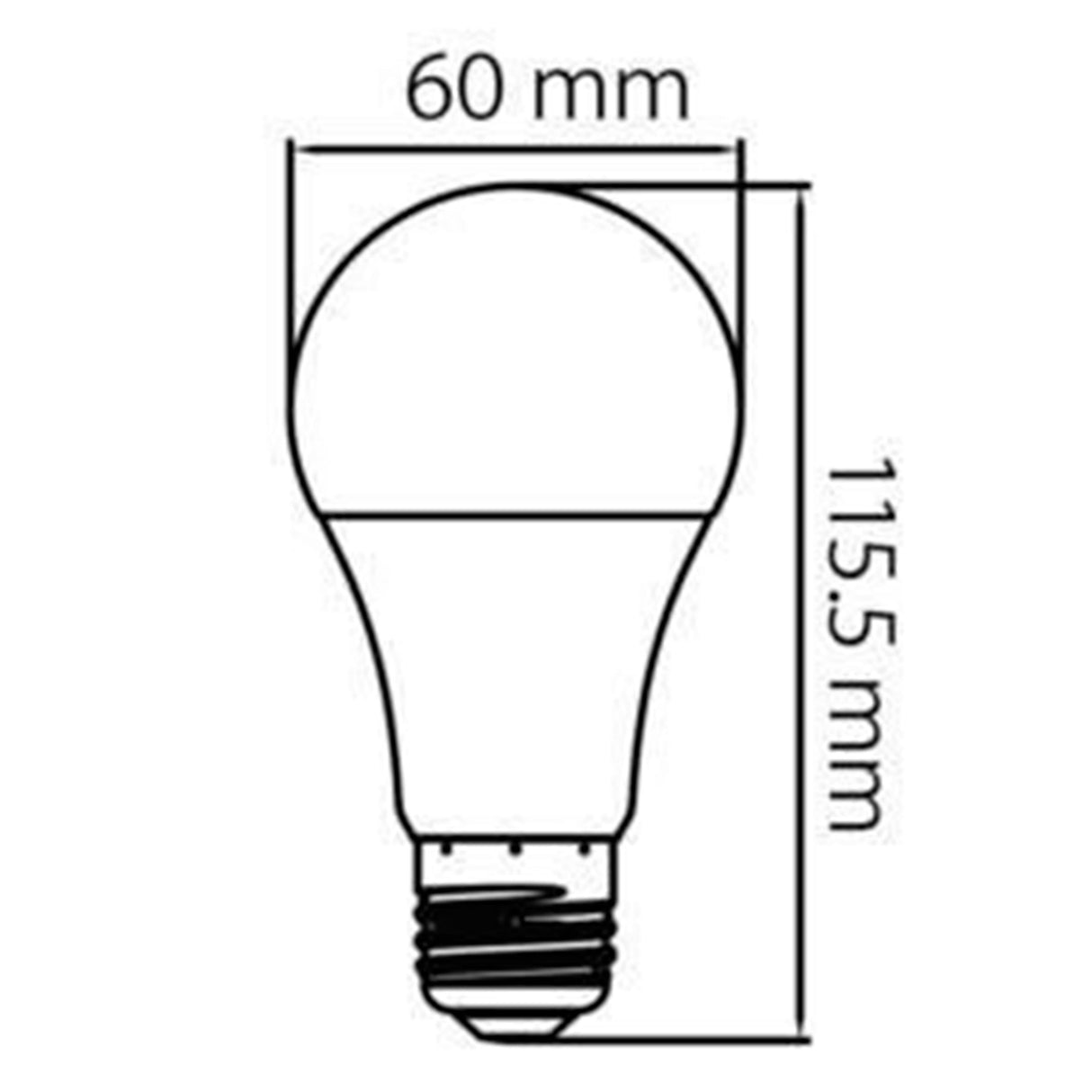 FOCO LED TECNOLITE GLOW SMART 7W LUZ BLANCA DINÁMICA BASE E27 ATENUABLE COMPATIBLE CON APP MÓVIL Y ASISTENTES DE VOZ