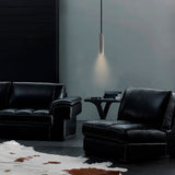 COLGANTE METÁLICO LED TECNOLITE AZHA I 1.73M DE ALTURA 7W LUZ SUAVE CÁLIDA LED INTEGRADO *** EXHIBIDO ***