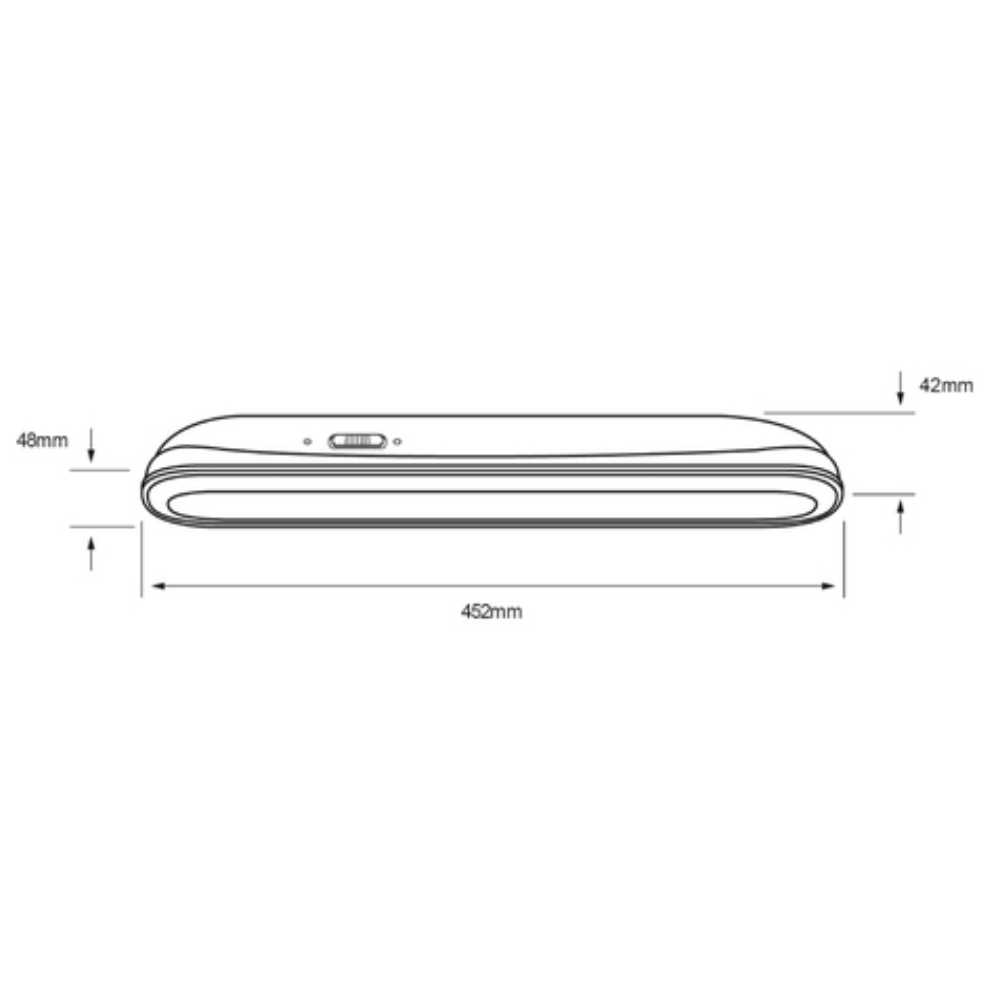 LÁMPARA DE EMERGENCIA LED TECNOLITE MEROPE II RECARGABLE 1W LUZ DE DÍA PORTÁTIL LED INTEGRADO