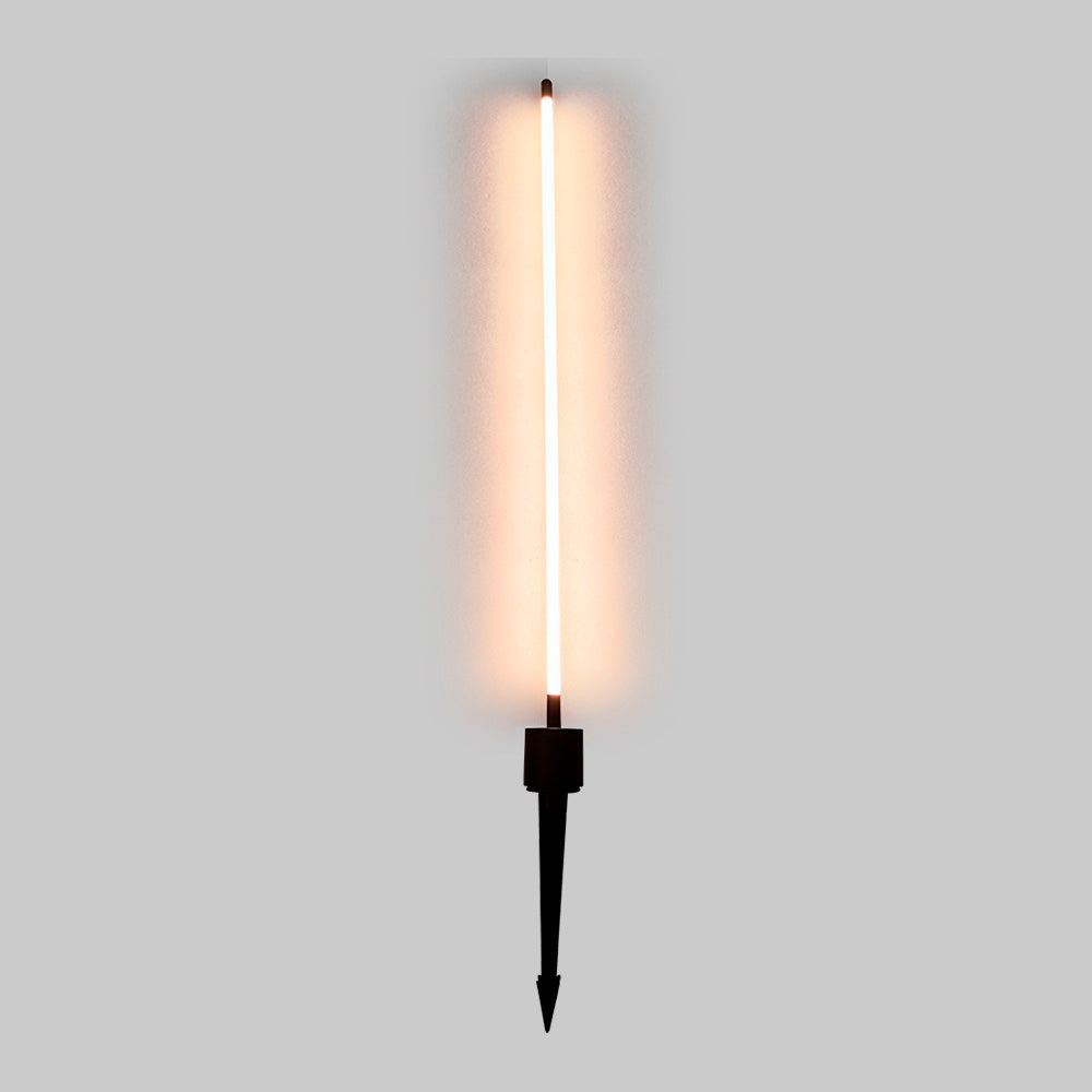 LUMINARIO EXT ESTACA DECORATIVA LED 7W 30K NEGRO
