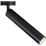 INT SPOTS SOBREP LED 7W 100-240V 3000K 250LM NEGRO *** EXHIBIDO ***