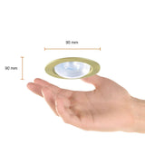 LÁMPARA EMPOTRABLE LED TECNOLITE REGULUS 7W LUZ SUAVE CÁLIDA DORADO