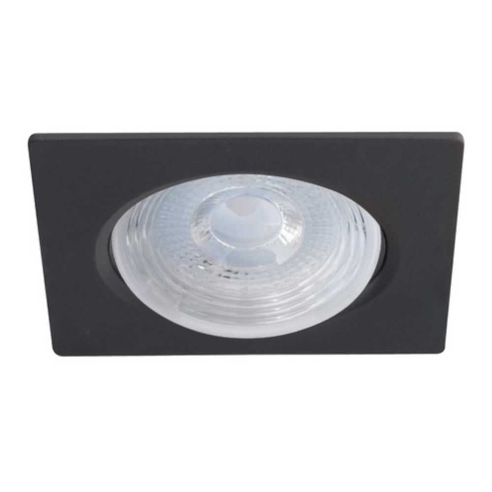 LÁMPARA EMPOTRABLE LED TECNOLITE ALCOR 7W LUZ DE DÍA NEGRO