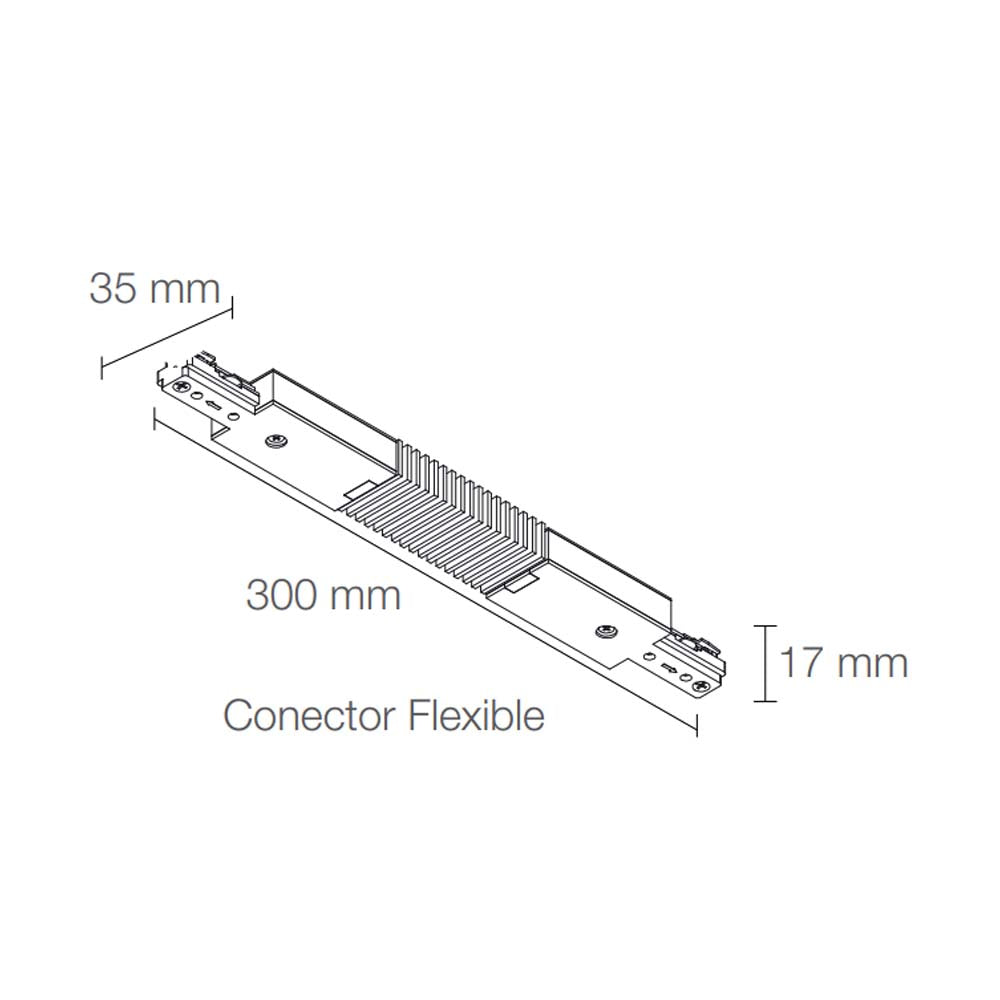 LEDVANCE CONECTOR FLEXIBLE DE ALUMINIO 190W MAXIMO BLANCO