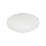 LUMINARIO DE MURO EGLO MARS BASE E26 DE 60W CRISTAL SATINADO BLANCO