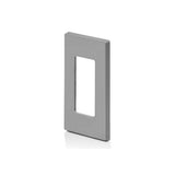 PLACA DECORA PLUS 1 MODULO COLOR GRIS MCA LEVITON