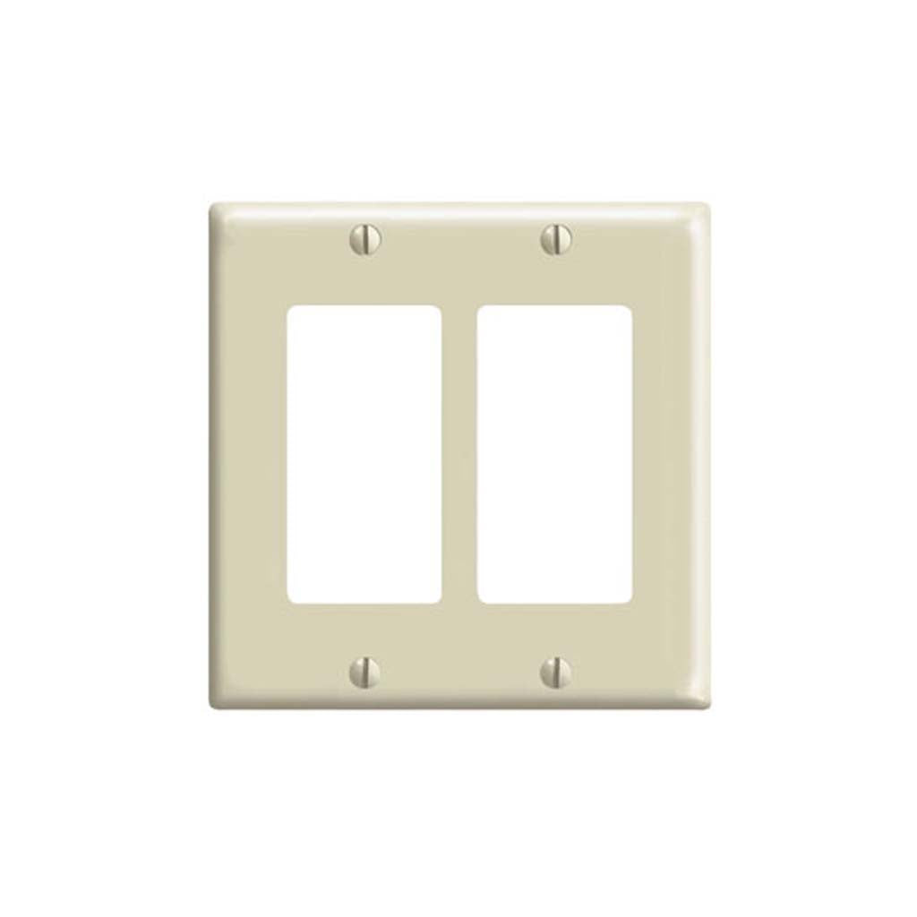 PLACA DECORA 2 UNIDADES MARFIL 80409-00I LEVITON