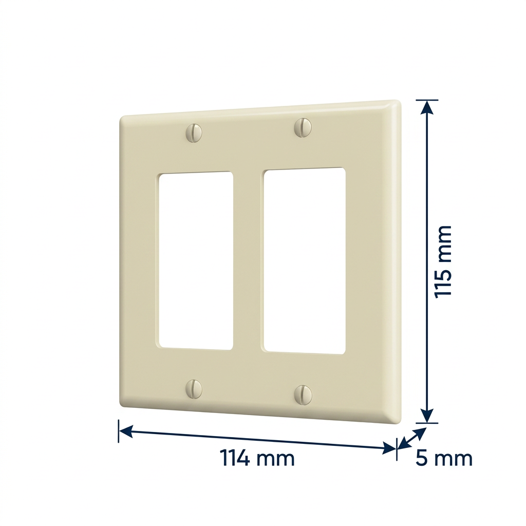 PLACA DECORA 2 UNIDADES MARFIL 80409-00I LEVITON