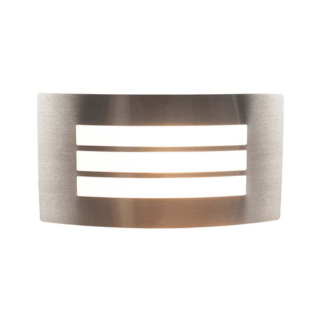 LUMINARIO A MURO CALUX 40W 127V IP54 E27 ACABADO ACERO INOXIDABLE 8144