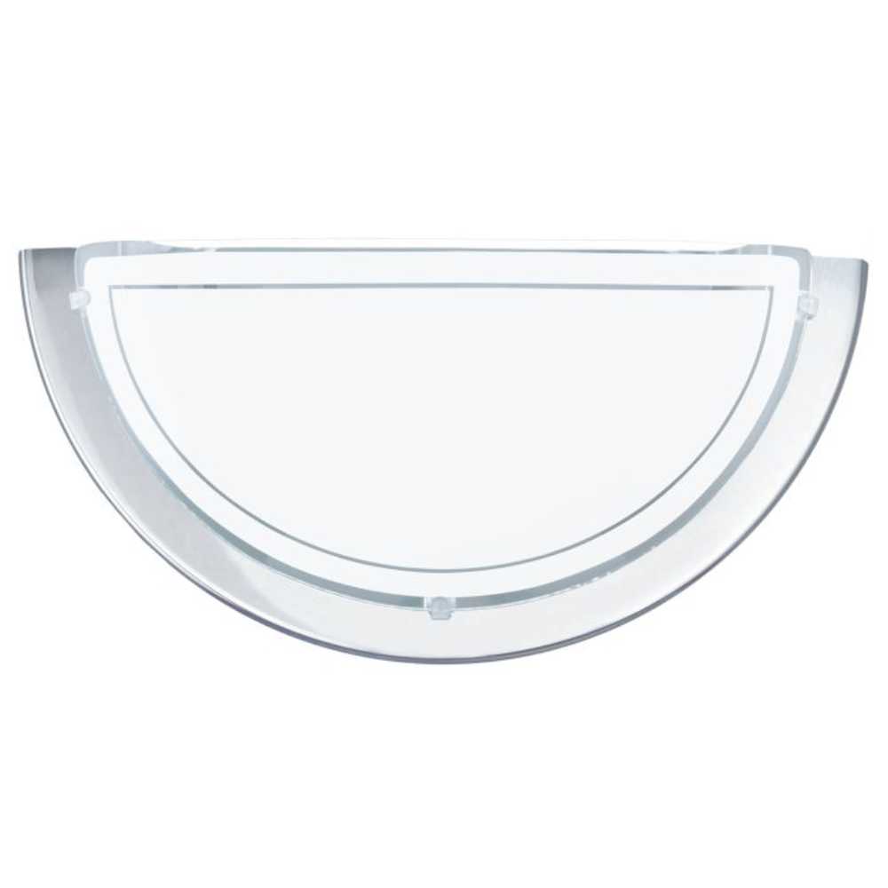 ARBOTANTE MEDIA LUNA CROMO PANTALLA CRISTAL PLANET 1 E27 (NO INCLUIDO) 120V IP20 EGLO