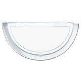 ARBOTANTE MEDIA LUNA CROMO PANTALLA CRISTAL PLANET 1 E27 (NO INCLUIDO) 120V IP20 EGLO