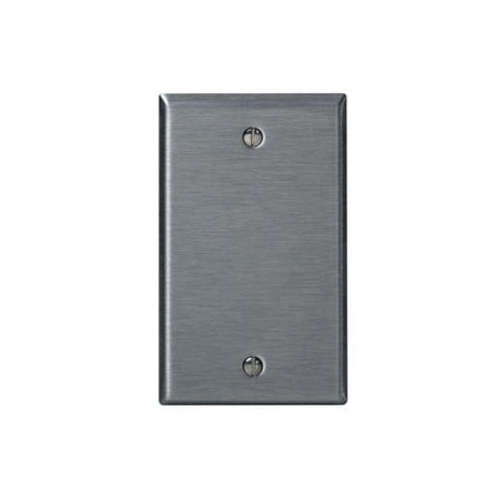 PLACA DE ACERO INOXIDABLE CIEGA LEVITON