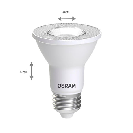 LED SS PAR20 7W/830 100-240V E27 IP65  MCA LEDVANCE ***HAE***