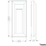 LEDVANCE DECOLEDVERTICAL BLACK 1W (86606) ***HAE 2023*** ***PASA A 86913***